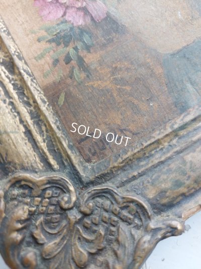 画像5: アンティーク額付き油絵