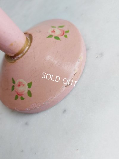 画像10: アンティークローズ柄ハットスタンド