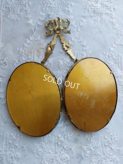 画像8: アンティークリボンローズガーランドフォトフレーム