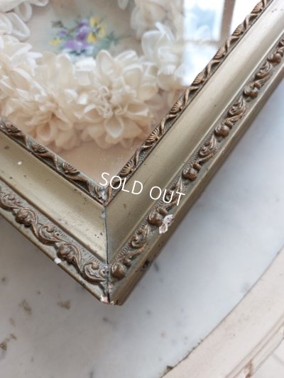 画像9: アンティークコミュニオン花冠額