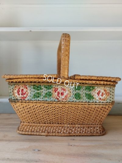 画像6: アンティークフランスローズバスケット