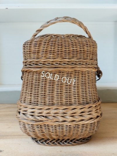 画像13: アンティークダブルハンドバスケット