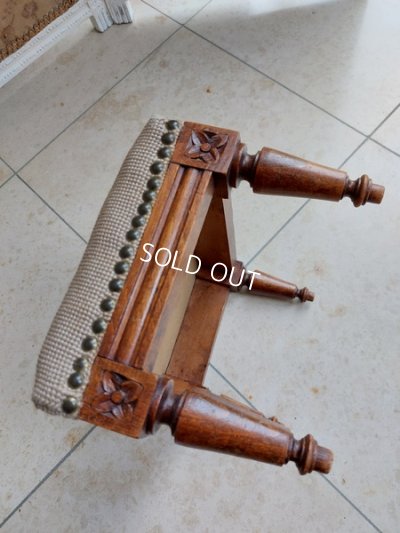 画像12: アンティークプチポワンフットレスト