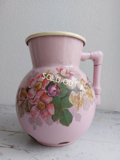 画像3: BFアンティークホーロー野ばら柄ウォッシュセット