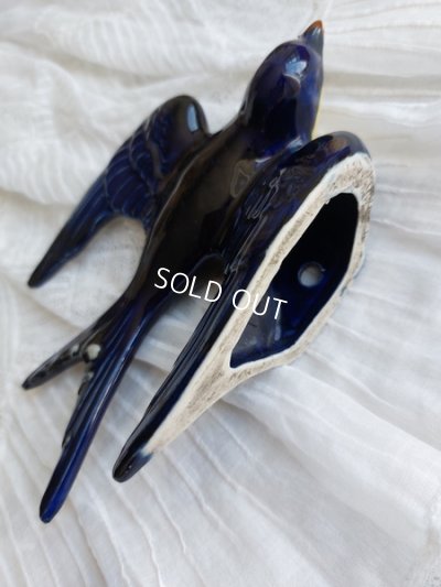 画像5: アンティーク陶器ツバメオーナメント