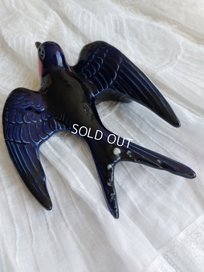 画像7: アンティーク陶器ツバメオーナメント