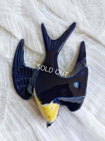 画像9: アンティーク陶器ツバメオーナメント