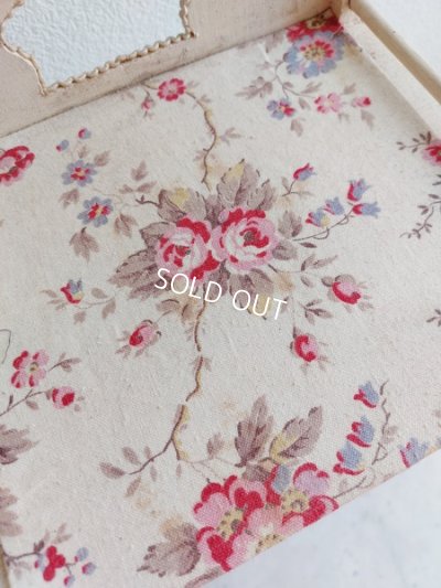 画像6: フレンチ花柄カルトナージュドロワー　