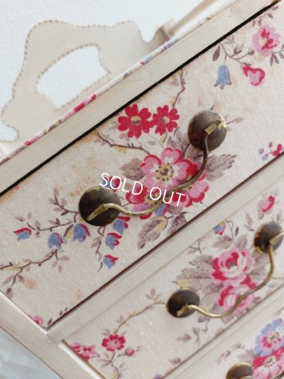 画像16: フレンチ花柄カルトナージュドロワー　