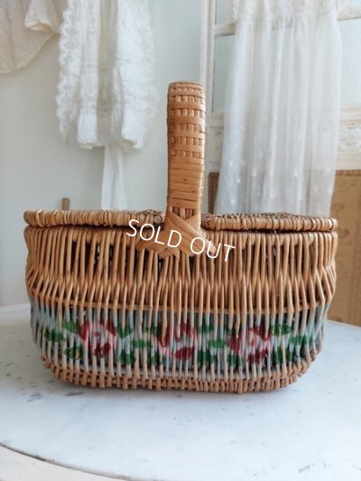 画像3: アンティークフレンチローズバスケット