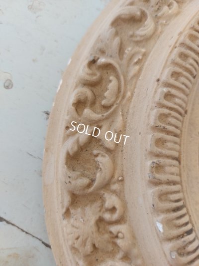 画像7: アンティークボウルガラス石膏フレーム