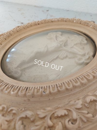 画像8: アンティークボウルガラス石膏フレーム