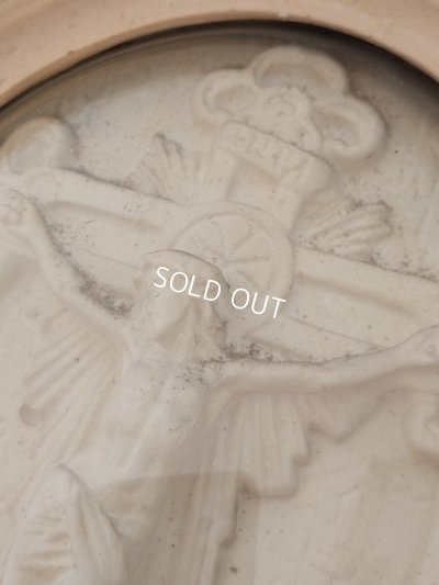 画像13: アンティークボウルガラス石膏フレーム