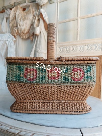 画像7: アンティークフレンチローズバスケット