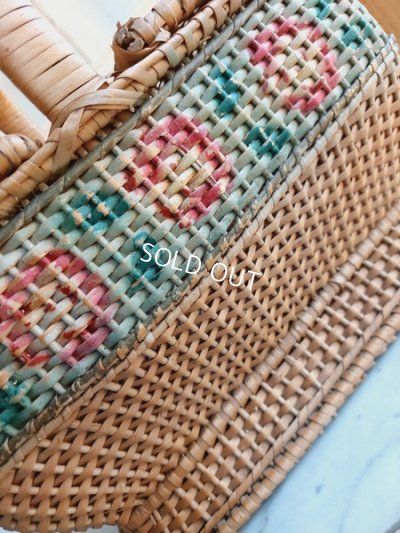 画像2: アンティークフレンチローズバスケット