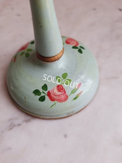 画像9: アンティークローズ柄手描きハットスタンド