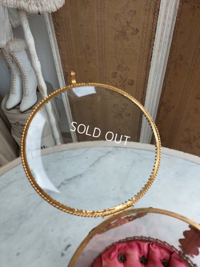 画像12: アンティークマリエラウンド形ガラスケース