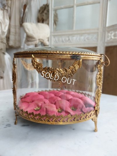 画像10: アンティークマリエラウンド形ガラスケース