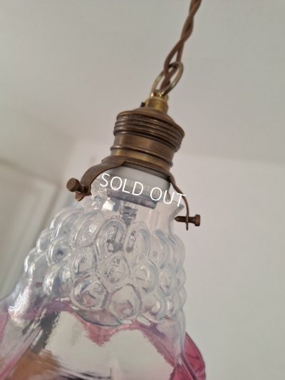 画像13: アンティークオパールセントガラスランプシェード