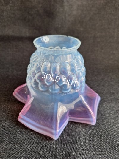 画像8: アンティークオパールセントガラスランプシェード