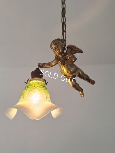 画像2: アンティークエンジェルランプ