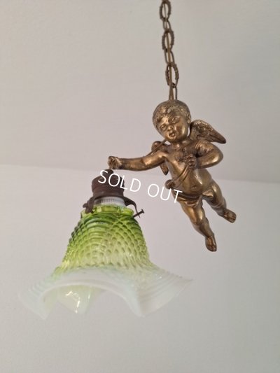画像3: アンティークエンジェルランプ