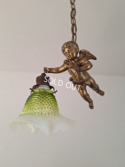 画像27: アンティークエンジェルランプ