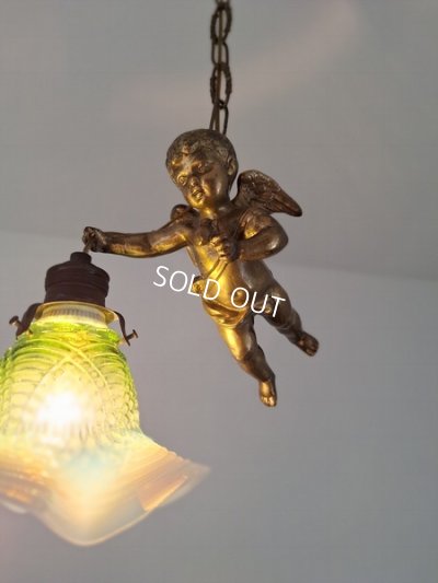 画像28: アンティークエンジェルランプ