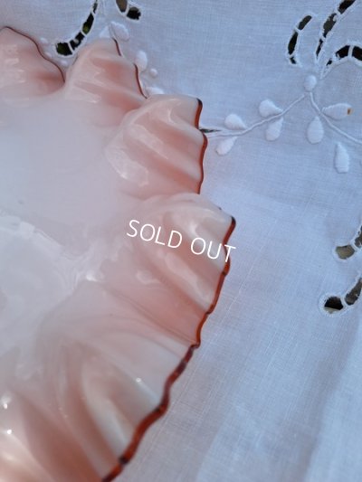 画像10: アンティークミルクガラスランプシェード