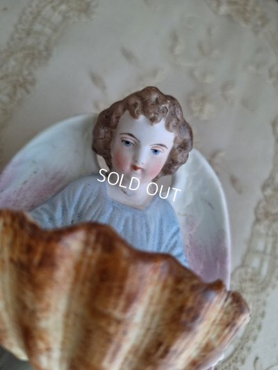 画像12: アンティークビスクエンジェル聖水盤