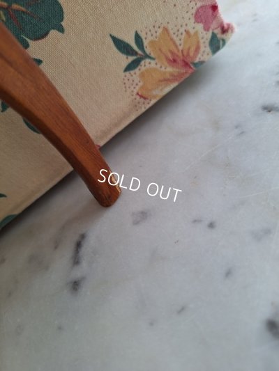 画像10: アンティーク猫脚小さなソーイングボックス