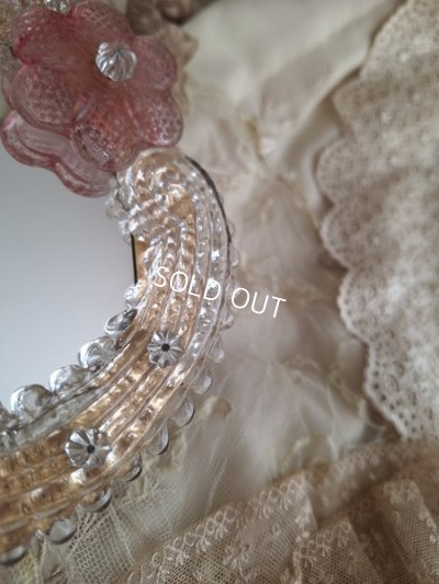 画像9: アンティークムラノガラスミラー