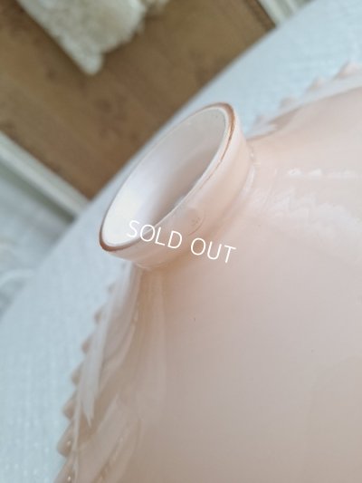 画像11: アンティークピンクオパリンガラスシェード