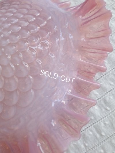 画像7: ピンクオパールセントガラスランプシェード