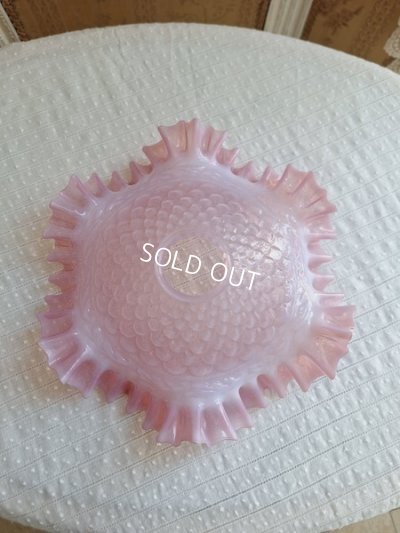 画像13: ピンクオパールセントガラスランプシェード