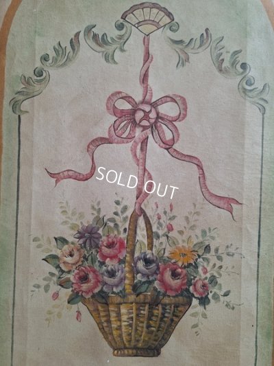 画像3: アンティーク花かご柄ペイント