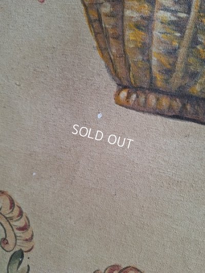 画像9: アンティーク花かご柄ペイント