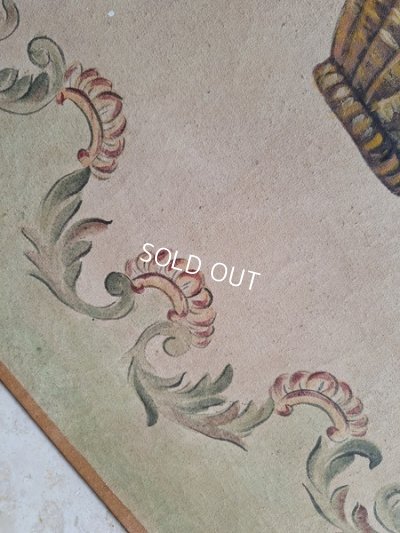 画像29: アンティーク花かご柄ペイント