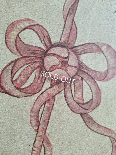 画像33: アンティーク花かご柄ペイント