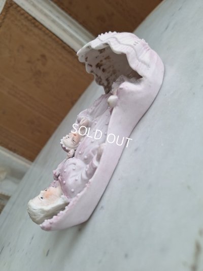 画像10: アンティークビスクエンジェル聖水盤