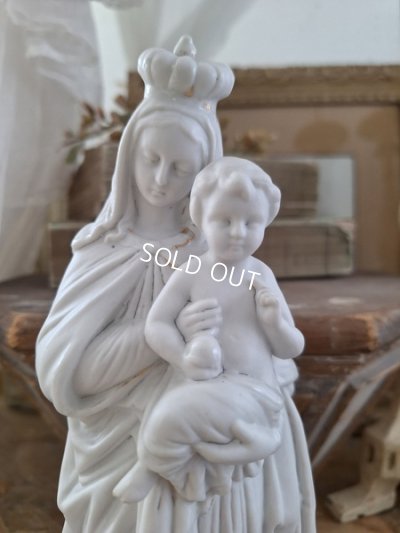 画像19: アンティーク聖母子像