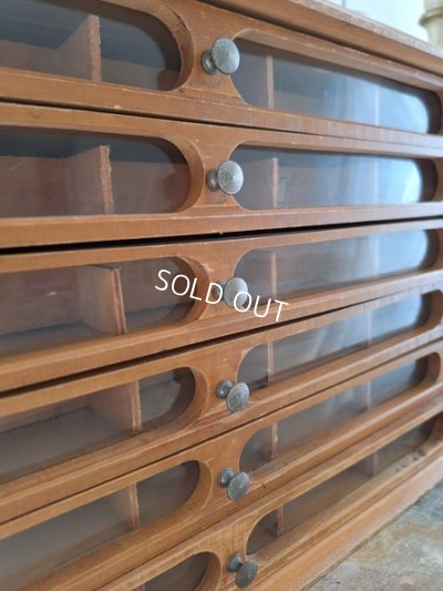 画像26: アンティークスプールキャビネット