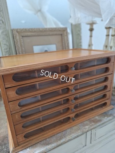 画像16: アンティークスプールキャビネット