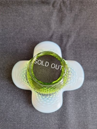 画像13: アンティークオパールセントガラスシェード