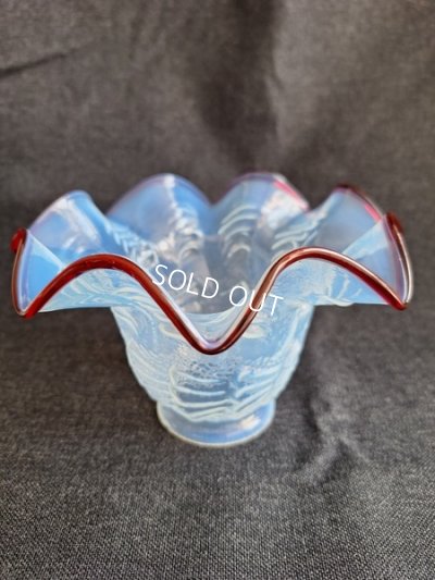 画像7: アンティークオパールセントガラスシェード