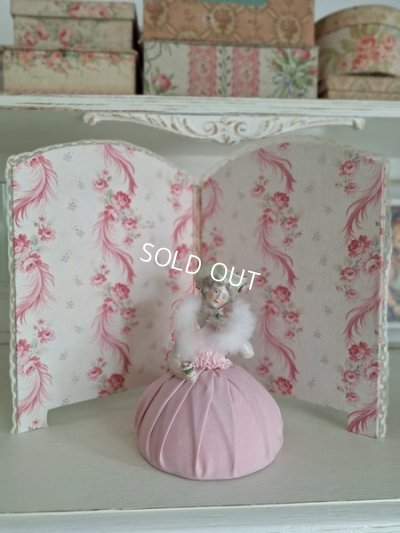 画像16: フレンチ花柄カルトナージュ衝立