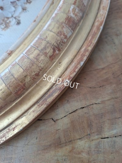 画像16: アンティークボウルガラス布花ブーケ入額