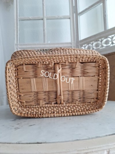 画像14: アンティークフランスローズバスケット　