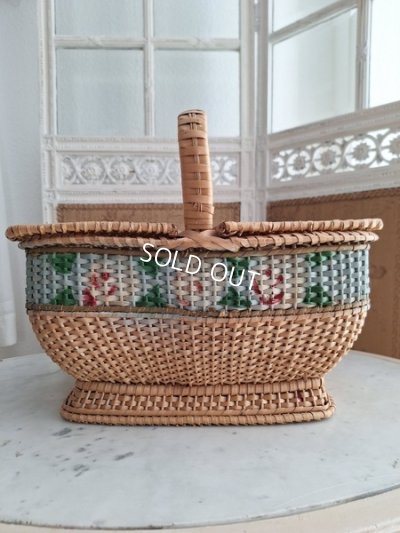 画像5: アンティークフランスローズバスケット　