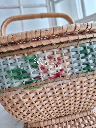 画像8: アンティークフランスローズバスケット　